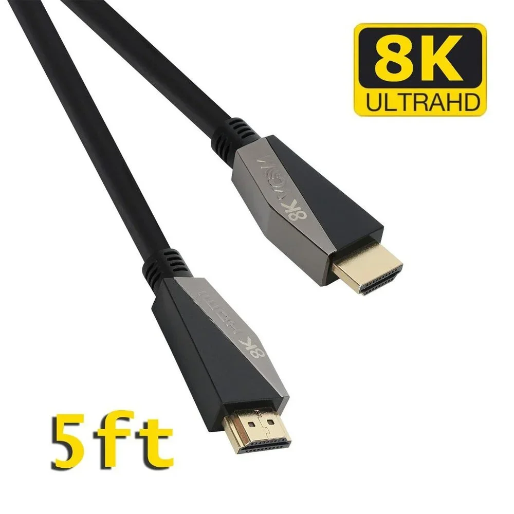 HDMI AM/AM 2.1V Bandwidth 48Gbps Ethernet 3D HDCP 2.2 HDR Support 8k@60Hz/4k